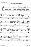 四小天鵝鋼琴譜（簡易完整版 柴可夫斯基五線譜 鋼琴曲）