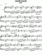small music鋼琴譜