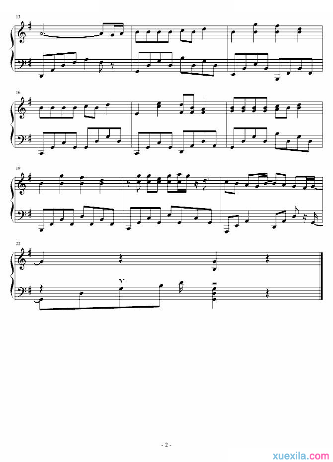 林俊杰簡簡單單鋼琴譜